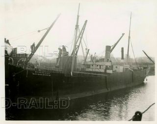 9cc390 Rp 1920s?/1940s Great Lakes Algoma Central Steamship Line Ship Monkshaven