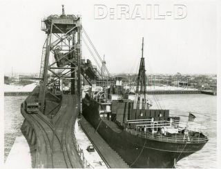 9cc388 Rp 1940s/80s? C&o Rr Coal Dock Newport News Va Ship William N Page