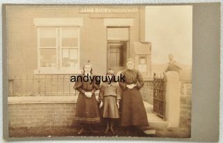 Cabinet Card Longshaw Post Office Wigan Lancashire Billinge Antique Photo