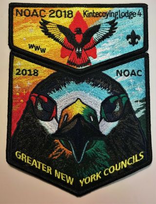 Kintecoying Oa Lodge 4 Bsa Greater York 2018 Noac Color Prism Falcon 2 - Patch