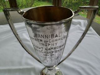 1924 Boy Scout Grand Championship Trophy Hannibal Mo Jamboree Wallace Bros.