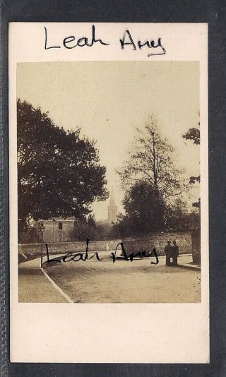 Old Cdv Of Spencer Road,  Ryde,  Isle Of Wight.