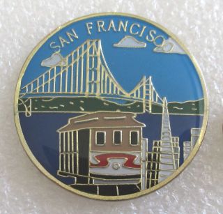 City Of San Francisco,  California Tourist Travel Souvenir Collector Pin