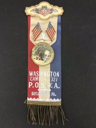 Patriotic Order Sons Of America P.  O.  S.  Of A Medal Camp No.  327 Saylorsburg,  Pa