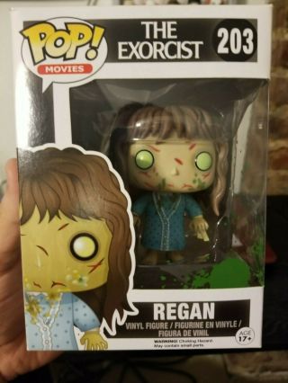 Funko Pop Movies 203 Regan From The Exorcist With Soft Protector