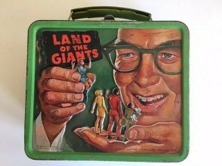 Land Of The Giants - - Vintage - Metal Lunch Box 1968 - By Aladdin