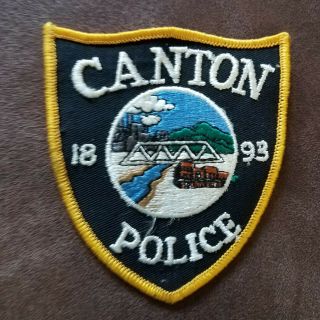 Rare Canton Nc Police / Sheriff Patch North Carolina