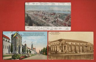 (6) 1915 PANAMA - PACIFIC International EXPOSITION San Francisco 3