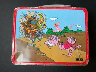 1984 Pink Panther and Sons Metal Lunch Box - Vintage 2