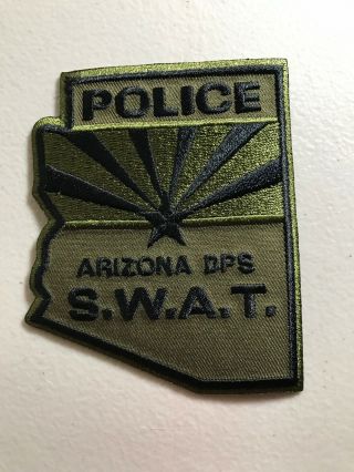 Arizona Department Of Public Safety Swat Subdued State Trooper Police Patch Az