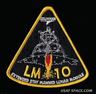 Grumman Lm - 10 - Apollo 15 - Lunar Module - Falcon - 4 " Ab Emblem Space Patch