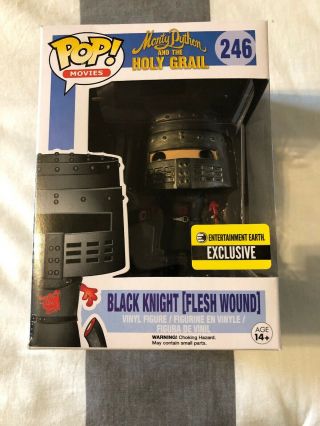 Funko Pop Monty Python & The Holy Grail Black Knight (flesh Wound) Ee Exclusive