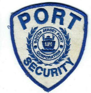 Sjpc South Jersey Port Corp.  Nj Jersey Port Security Patch -