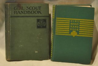 2 Girl Scout Handbooks Vintage 1933 & 1940