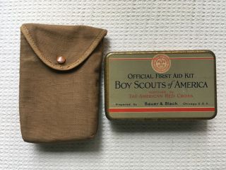 1926 Boy Scouts Of America Official First Aid Kit