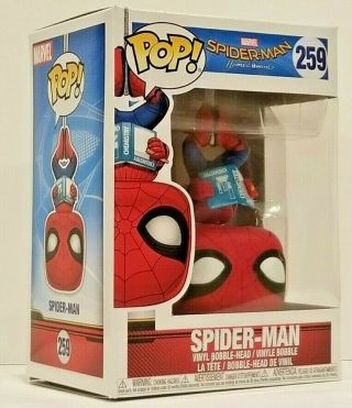 Funko Pop Spider - Man 259 " Upside Down " Walmart Exclusive Rare Homecoming