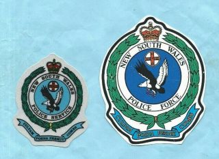 (extremely Rare) South Wales Police Service & Police Force Decals