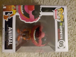 Funko Pop Animal 05 Disney Muppets Most Wanted Rare Vaulted 1 Pop Protector