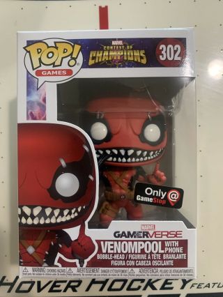 Venompool With Phone Gamestop Exclusive Marvel Funko Pop Figure 302