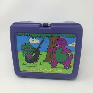 Barney Lyons Group Barney The Purple Dinosaur Baby Bop Lunch Box No Thermos 1992