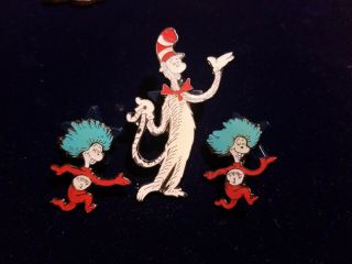 Universal Studios Cat In The Hat And Thing 1 2 Pin Set