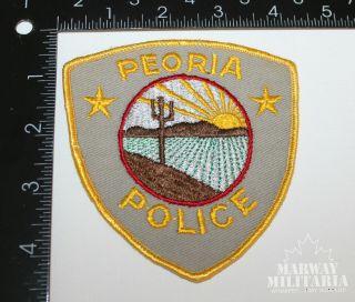 Early Peoria Arizona Police Patch (17533)