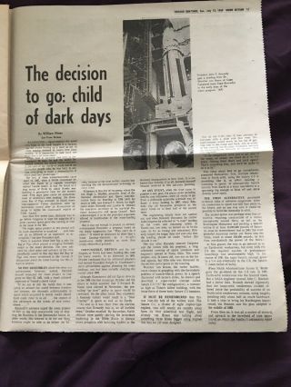 Chicago Sun - Times Apollo 11 Moon Landing special newspaper section July 13,  1969 7