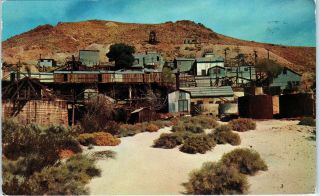 Rosamond,  Ca Tropico Gold Mine Mojave Desert 1959 Los Angeles County Postcard