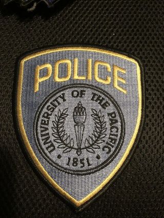 University Of The Pacific Police Ca California Current Patch