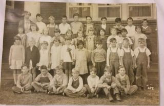 Vintage Old Photo Of American Mexican Class Children Boys & Girls Ruth Mcspadden