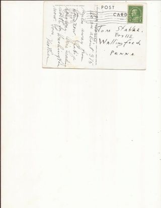 Warrenton,  Warren Co. ,  N.  C.  1938 John Grahams (high School) View Card