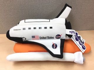 Endeavor Shuttle With Booster Nasa Plush California Science Center 14.  5 "
