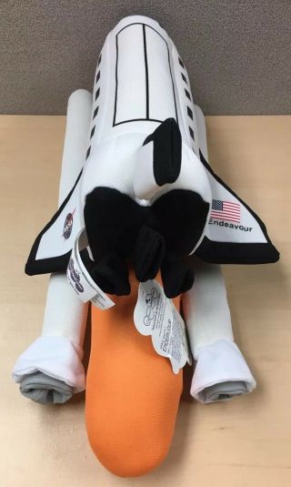Endeavor Shuttle with Booster NASA Plush California Science Center 14.  5 