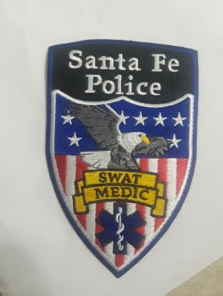Mexico Santa Fe Swat Medic Police Patch
