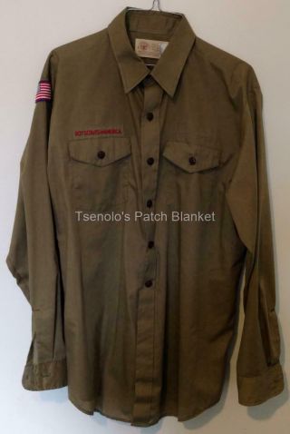 Boy Scout Now Scouts Bsa Uniform Shirt Size Adult Large Ls 023