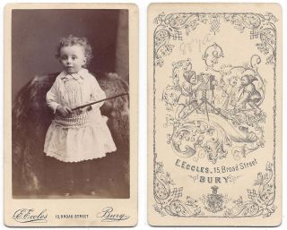 Cdv Victorian Child Carte De Visite By Eccles Of Bury