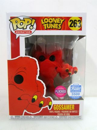 Funko Pop 263 Looney Tunes Gossamer Flocked Limited Edition 3500 Figurine