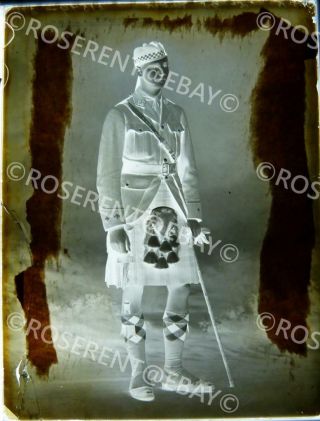 1915 Argyle & Sutherland Highlanders - Lt G S Miller 2 glass negative 22 by 16cm 4
