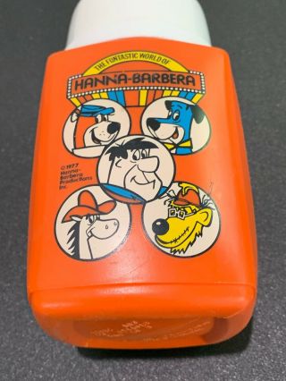 Vintage 1977 The Funtastic World of Hanna - Barbera Plastic Lunch Box Thermos Rare 2