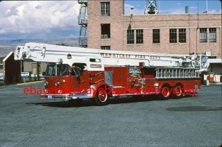 Fire Apparatus Slide,  Truck 1,  Wenatchee / Wa,  1968 Crown / Snorkel