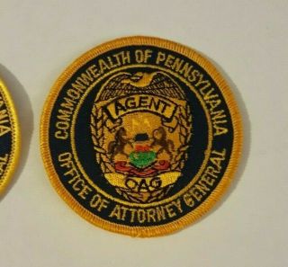 Pennsylvania State Oag Office Of The Attorney General Agent Hat Patch Pa