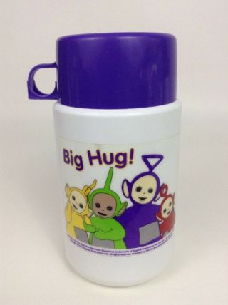 Thermos Teletubbies Big Hug Vintage 90s Lunch Box Thermos With Lid And Cap