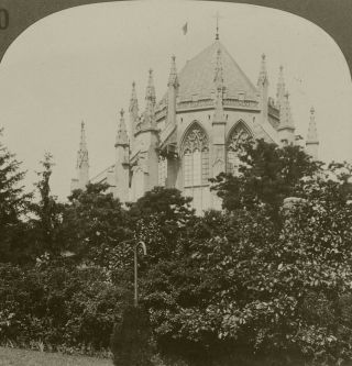 Keystone Stereoview National Cathedral From Rare Washington,  D.  C.  Set 1920 