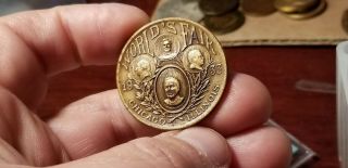 1933 Chicago ' s World ' s Fair Prosperity Coin Medallic Art Co. 4