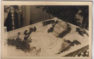 Latvia Funeral,  Women In Coffin,  Post Mortem Photo 1935