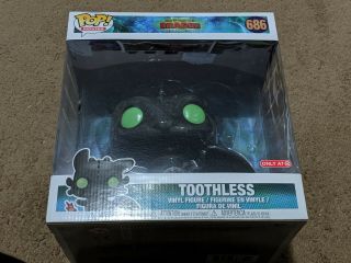 Toothless How To Train Your Dragon 3 Funko Pop Target Exclusive 686 10 " Inch