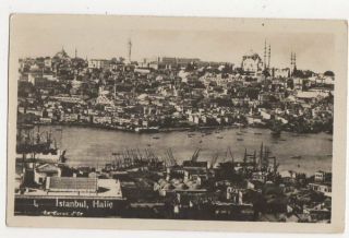 Istanbul Halic Turkey Vintage Rp Postcard 157a