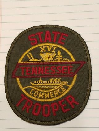 Tn Tennessee State Highway Patrol Trooper State Police Uniform Shoulder Patch