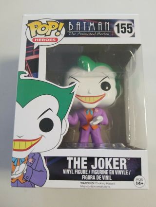 Funko Pop Batman The Animated Series The Joker 155 W/protector