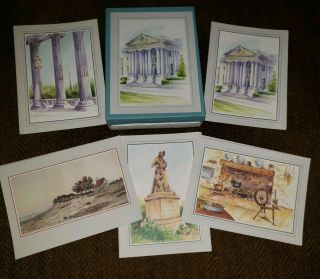 National Society Daughters Of The American Revolution 15 Blank Note Cards 1991